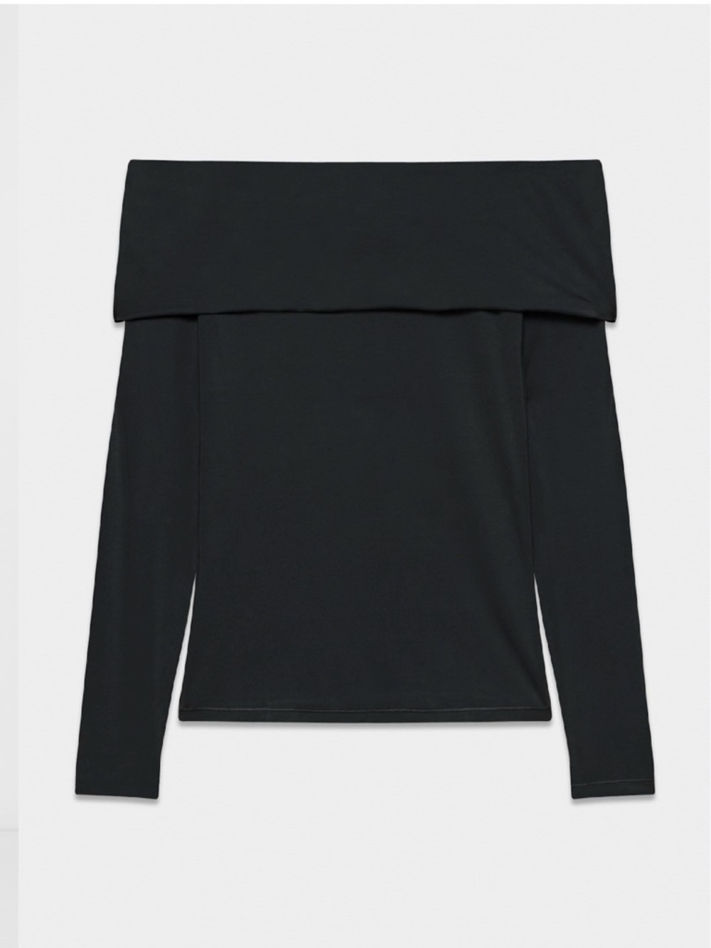 Babaton Off-the-Shoulder Black Sweater